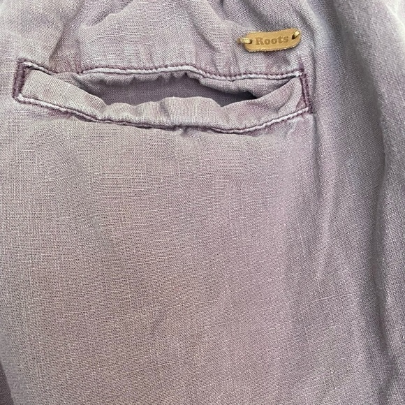 𝅺roots Hemp Collection Purple Shorts with Pockets, Womens XS, Good Condition - Picture 3 of 6